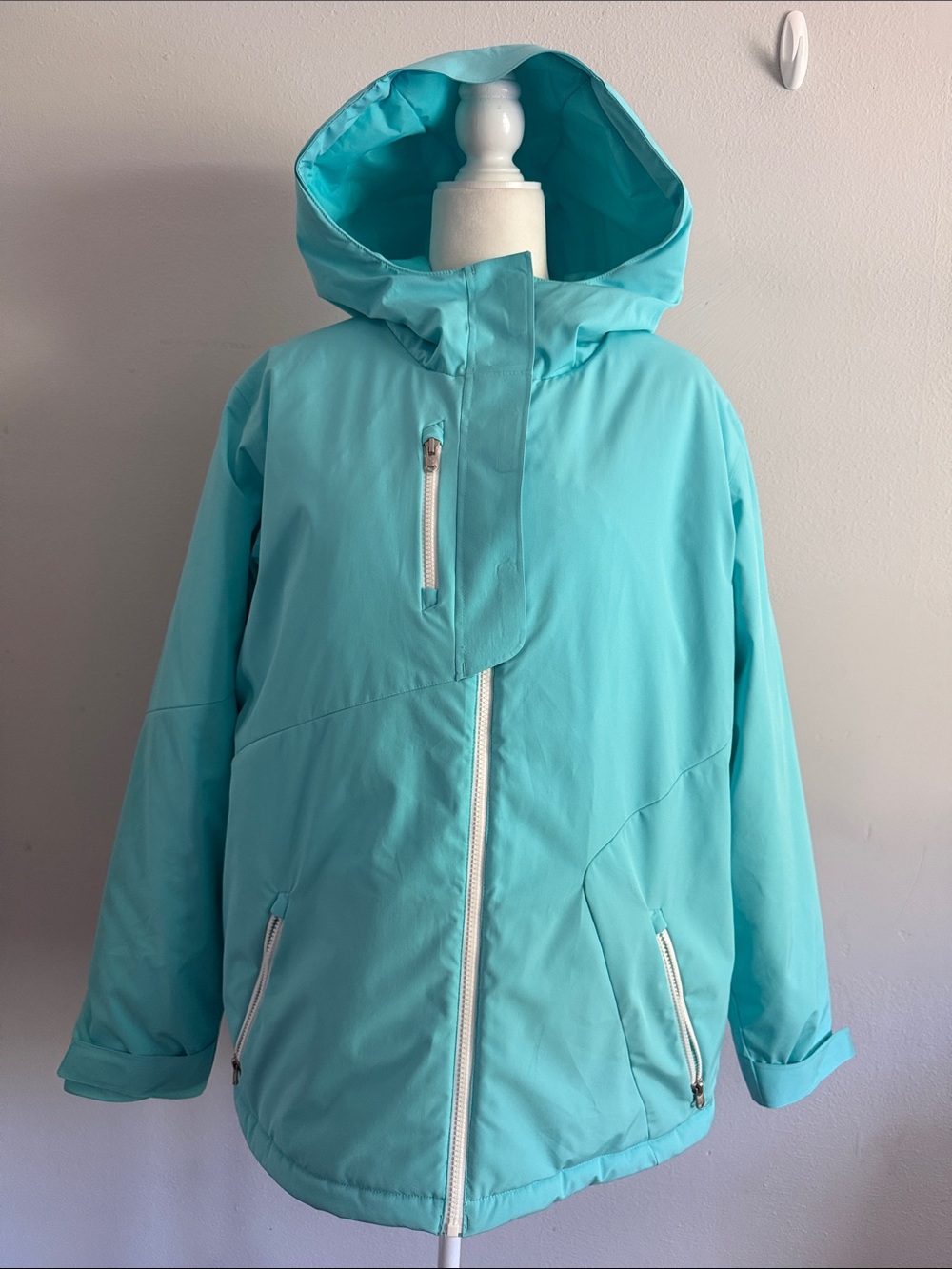 Spyder Women’s XL Aqua Turquoise Winter Ski Jacket Thinsulate